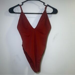 Gooseberry burnt orange one piece swimsuit